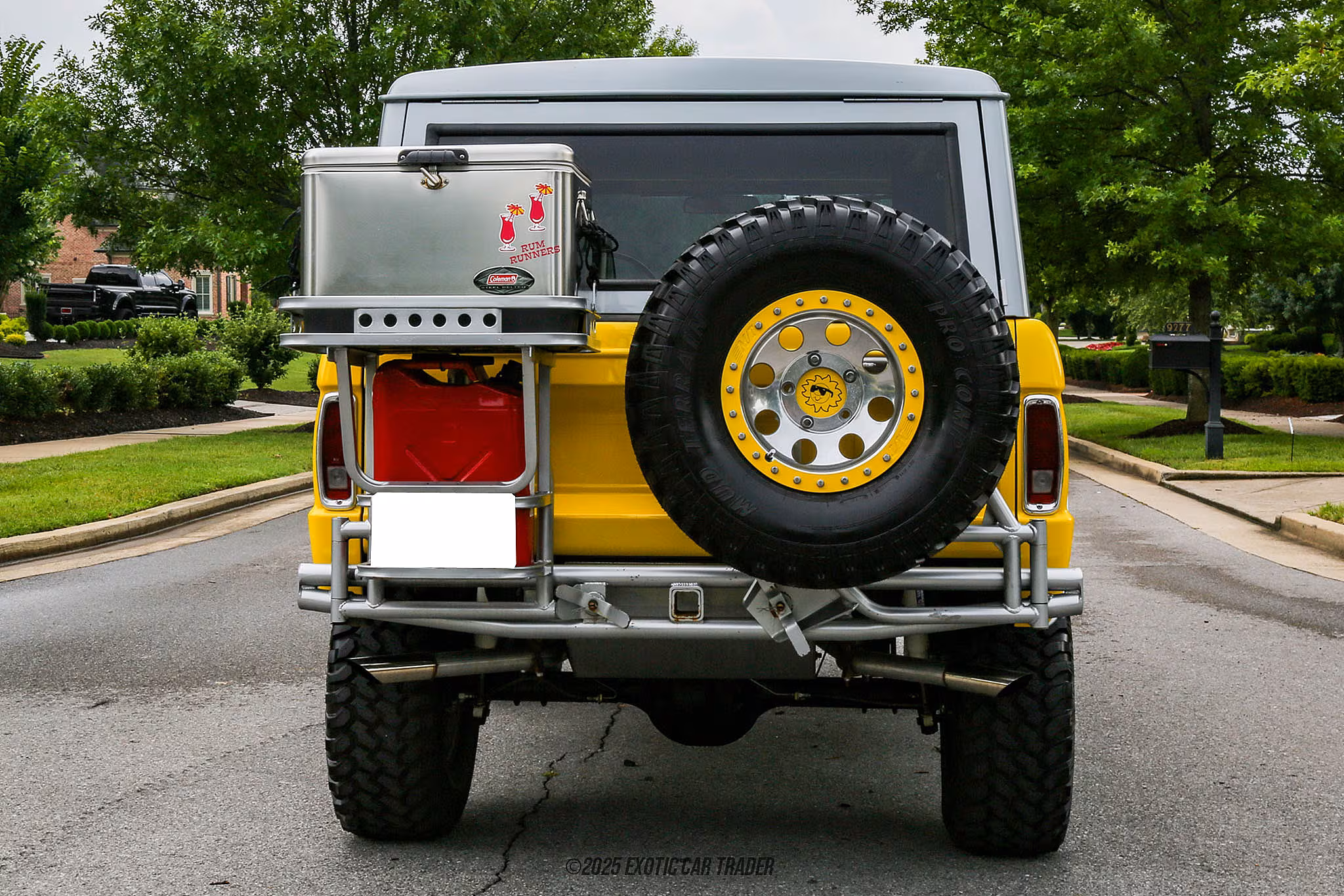 1969 Ford Bronco - Rear View - Before